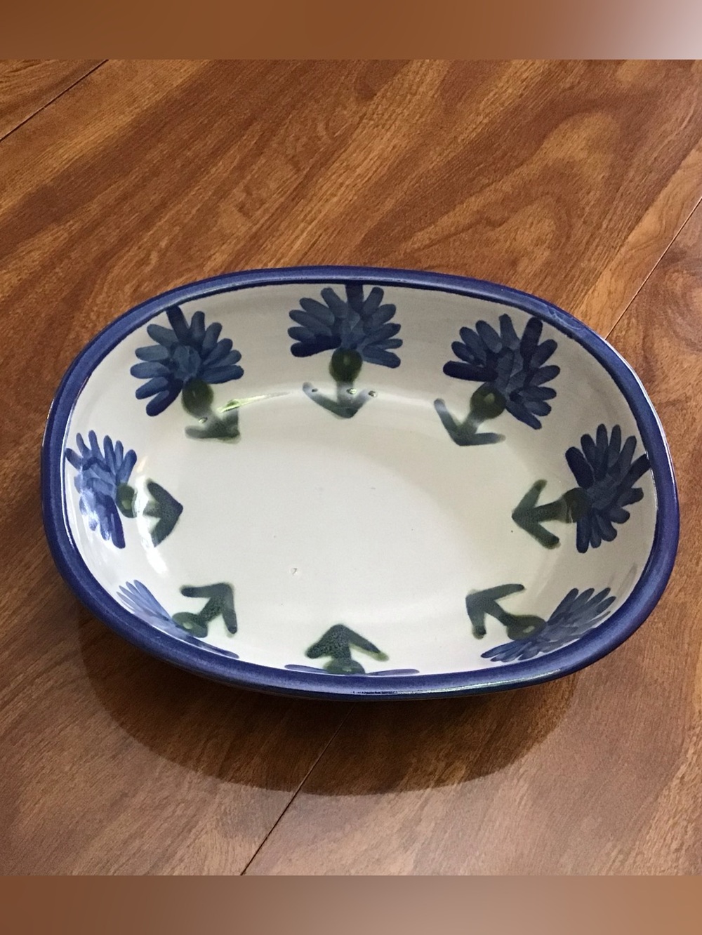 Louisville Stoneware Bachelor Button Serving Dish